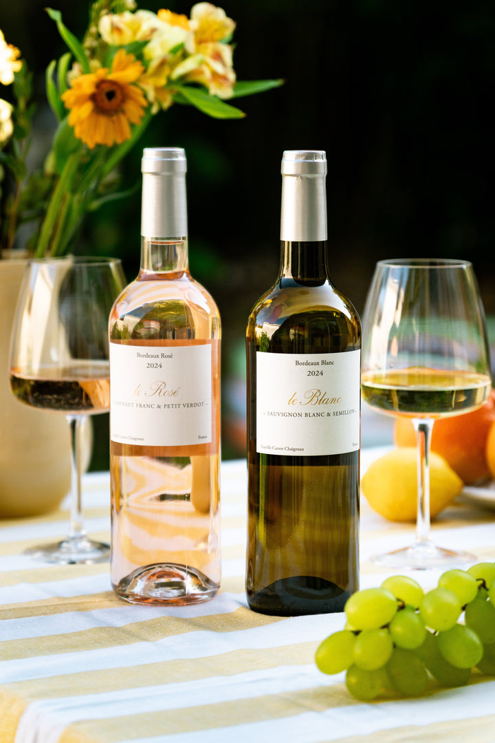 How to serve Le Rosé and Le Blanc wines like a pro